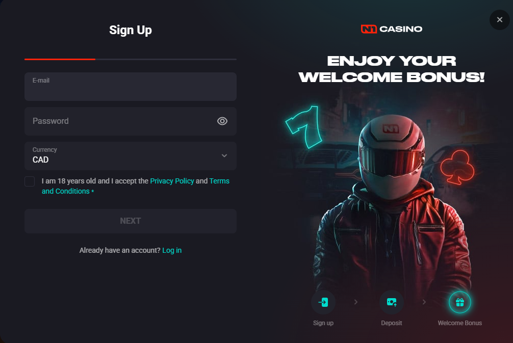 N1 Casino sign up